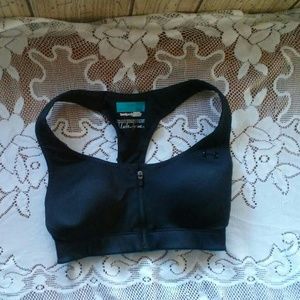 Under armour sport bra 30B front zip